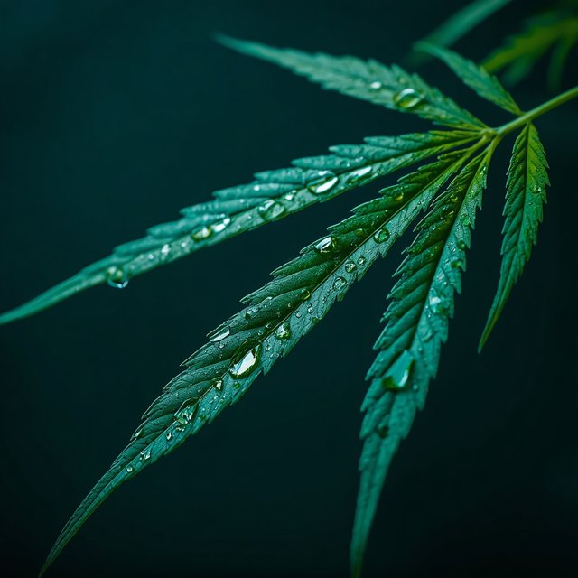 Hoja de cáñamo, CBD