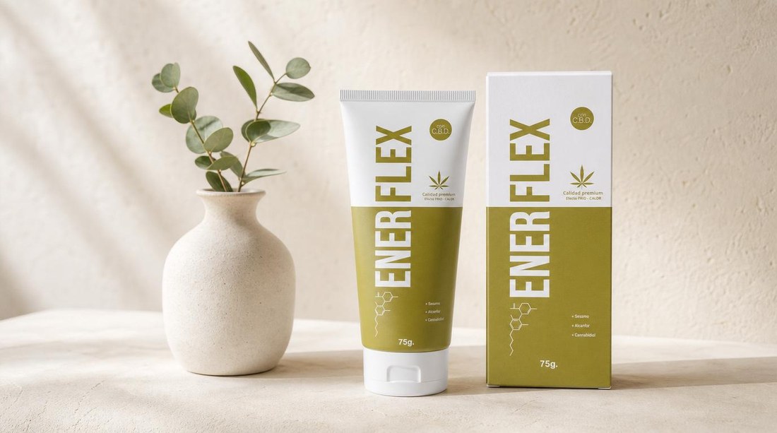 Enerflex, crema con CBD y efecto frío-calor, tubo de 75g